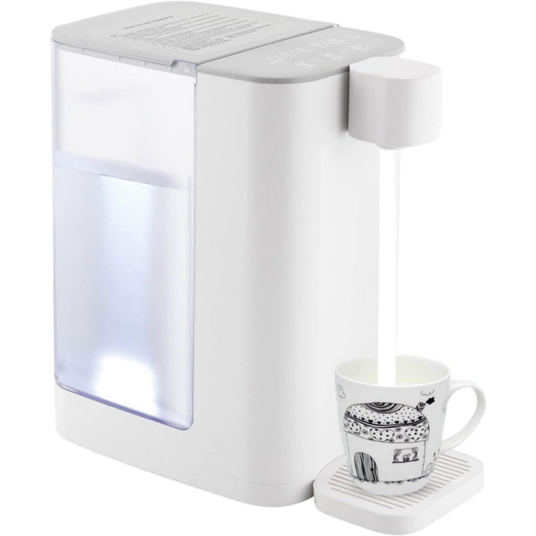 Distributeur d'eau chaude 2000 w en ceramique 1 l bleu