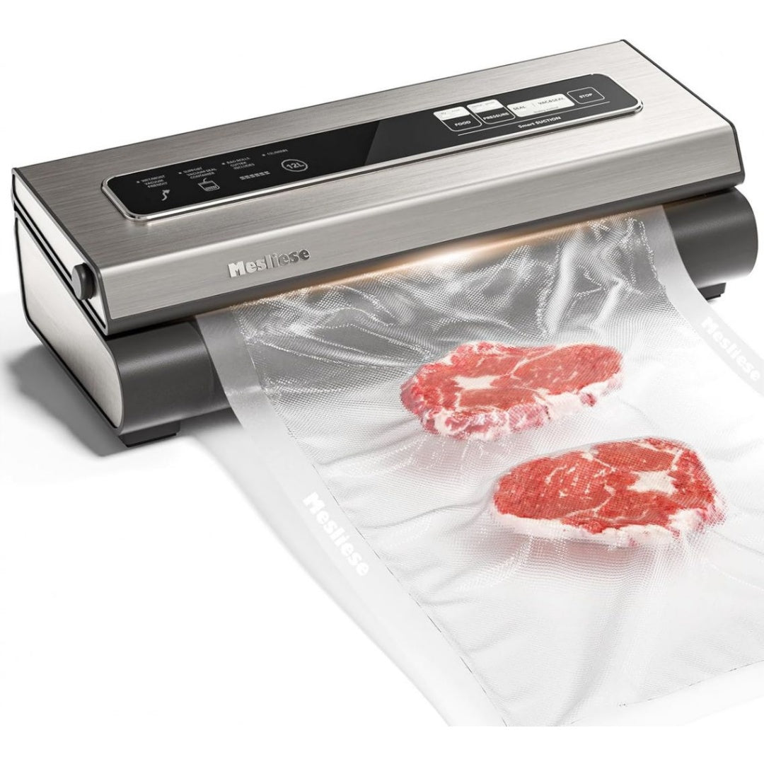 Appareil de mise sous vide en verre trempe 1500 w 3 l