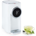 Distributeur d'eau chaude en verre trempe 1200 w 5 l blanc pour tous les usages