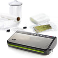 Appareil de mise sous vide en bambou 1800 w 2 l noir