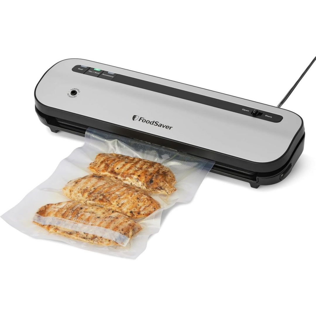 Appareil de mise sous vide en verre trempe 3 l 1500 w noir