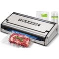 Appareil de mise sous vide en bambou pour randonnee noir
