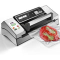 Appareil de mise sous vide noir en verre trempe 1500 w 0.8 l